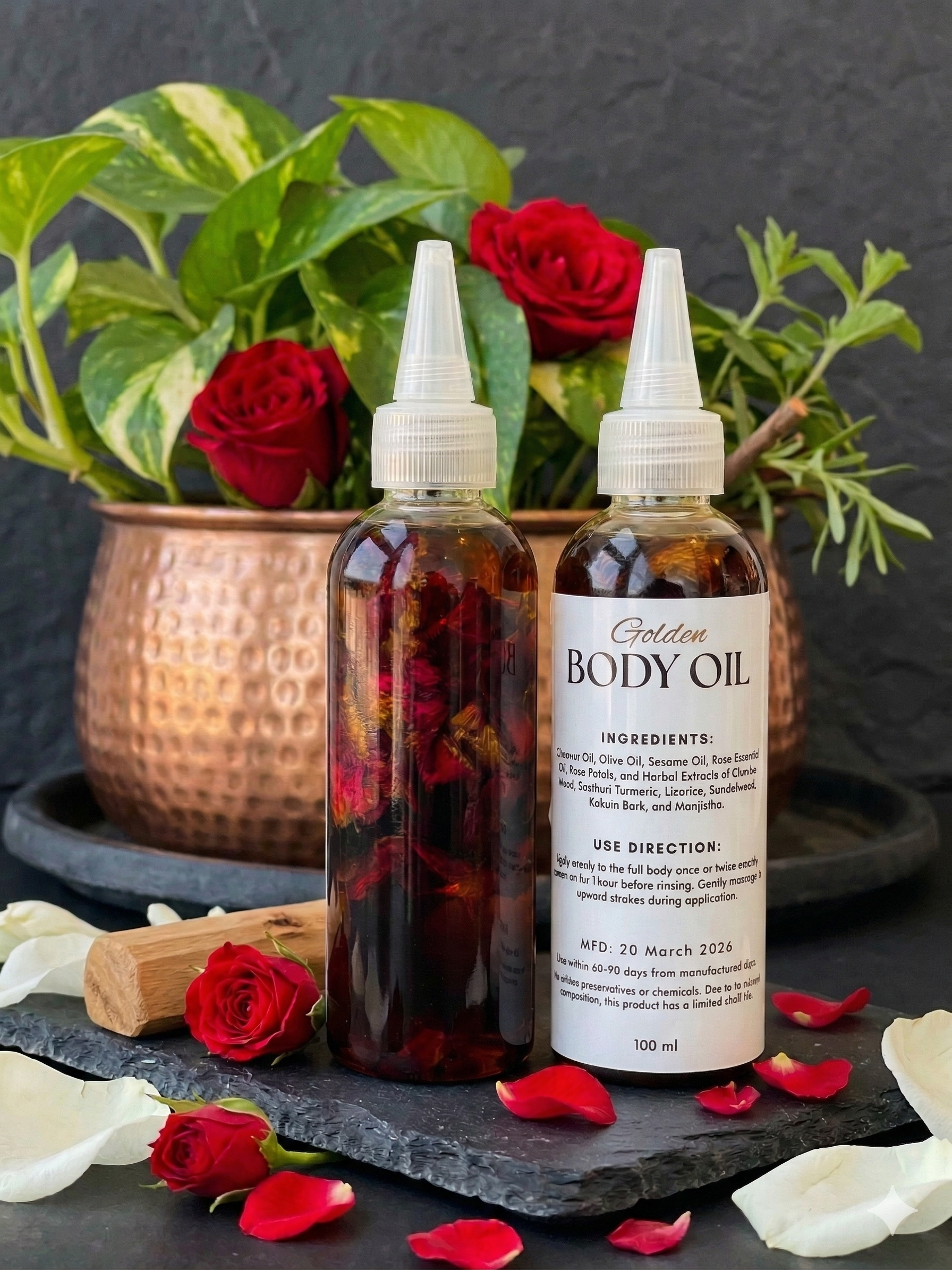 Priaces Body Oil Bottles